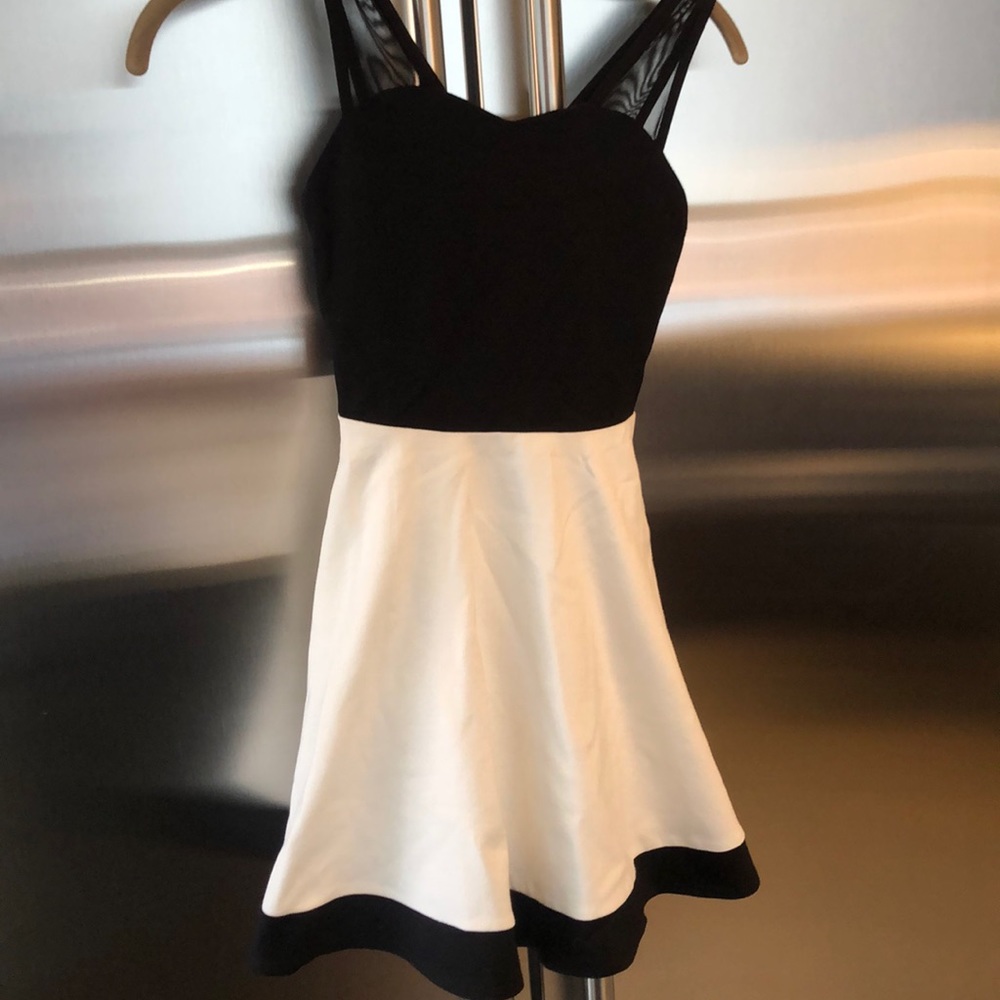 Sally Miller Couture black and white dress